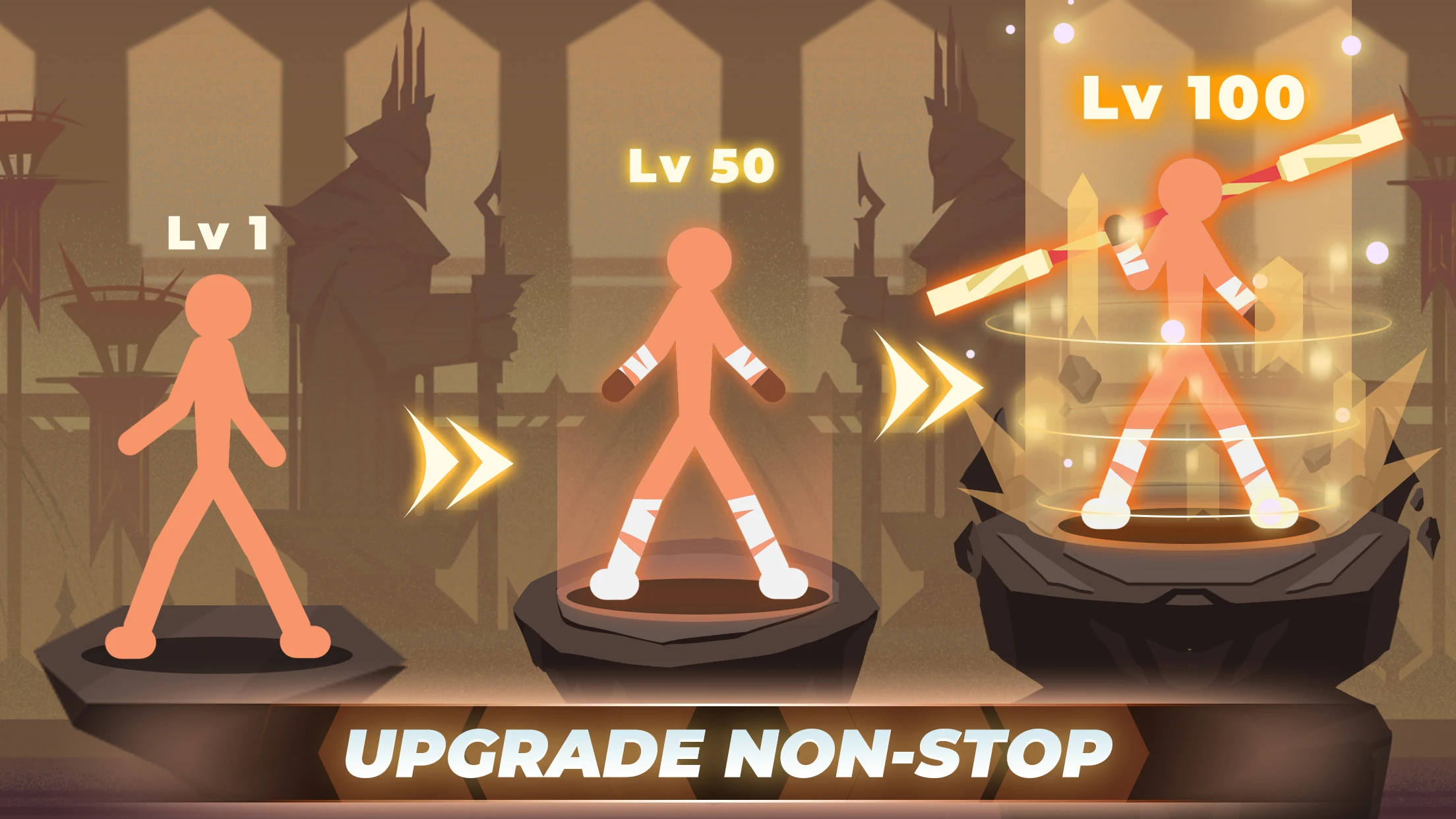 Stickman vs Monster: Idle RPG screenshot
